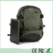 Green Outdoor Solar Rucksack Solar Ladegerät Rucksack Tasche mit abnehmbare Solarmodul für Handys / 5V Geräte (SB-168)